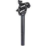 CON-TEC Contec Nara Air Link+ Parallelogramm-Federsattelstütze 31,6x350mm, 58mm Federweg, Luft-/Stahlfeder, bis 120kg, schwarz matt