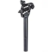 CON-TEC Contec Nara Air Link+ Parallelogramm-Federsattelstütze 31,6x350mm, 58mm Federweg, Luft-/Stahlfeder, bis 120kg, schwarz matt