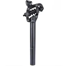 CON-TEC Contec Nara Air Link+ Parallelogramm-Federsattelstütze 31,6x350mm, 58mm Federweg, Luft-/Stahlfeder, bis 120kg, schwarz matt