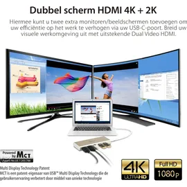 j5create USB-C Dual HDMI Mini Dock (with Ethernet, and PD)