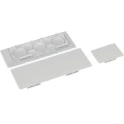 Hager FZ427R Verschlussplatte, univers, rechts, seitlich, für Schrank IP44 / IP54