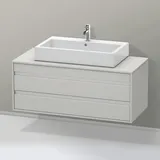 Duravit Waschtischunterschrank 2 Auszüge 120 x 49,6 x 55,1 cm Grau Matt
