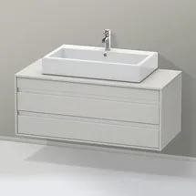 Duravit Waschtischunterschrank 2 Auszüge 120 x 49,6 x 55,1 cm Grau Matt