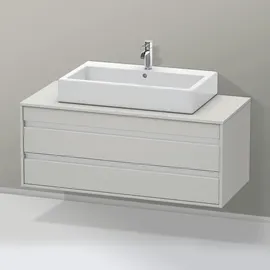 Duravit Waschtischunterschrank 2 Auszüge 120 x 49,6 x 55,1 cm Grau Matt