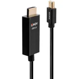 Lindy Mini DisplayPort Stecker, HDMI-A Stecker 2.00 m Hdmi-kabel - Black