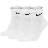 Nike Everyday Lightweight Trainings-Knöchelsocken White/Black 38-42