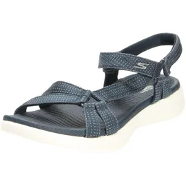 SKECHERS Damen ON-The-GO 600 BRILLIANCY Sportsandale, Navy Textile/Trim, 42 EU Schmal