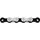 KMC Kette X10 Silber/Schwarz