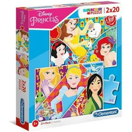 CLEMENTONI 2X20Teiliges Puzzle Disney Prinzessin 24766 X6