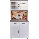 Hti-Living Küchenbuffet 1 Schublade Blanca Bistro Beige