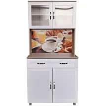 Hti-Living Küchenbuffet 1 Schublade Blanca Bistro Beige