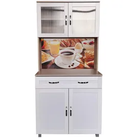 Hti-Living Küchenbuffet 1 Schublade Blanca Bistro Beige