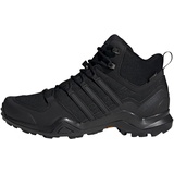 adidas Terrex Swift R2 Mid Gore-TEX Hiking Shoes Sneaker, Core Black/Core Black/Carbon, 48