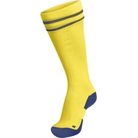 hummel Element Football Sock, Sports Yellow/True Blue, 43/45
