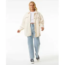 Rip Curl High Tide Fleece Shacket Jacke Weiß S