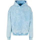 URBAN CLASSICS Towel Washed Kapuzenpullover Batlic Blue 3XL