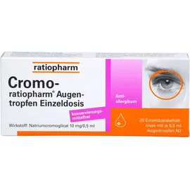 Cromo-ratiopharm Augentropfen Einzeldosis