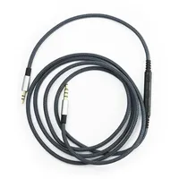 ABLET 3,5 mm auf 2,5 mm Stecker Audio-Ersatzkabel, Fernbedienung Lautstärkeregler und Inline-Mikrofonkabel, Kompatibel mit Bose oe2, oe2i, AE2, QC35 Kopfhörer, Kompatibel mit iPhone