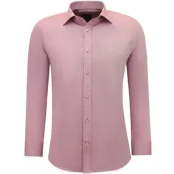 Gentile Bellini  Hemdbluse Business Oxford Hemd Für Slim  in Rosa, EU XXL