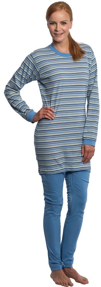 Suprima Pyjama-Pflegeoverall 1 St hellblau