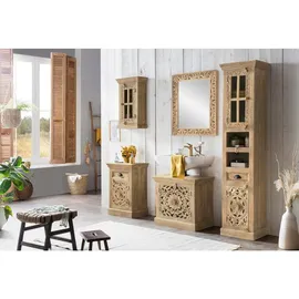 SIT Möbel Waschtischunterschrank 2 Türen 66 x 60 x 41 cm Natur