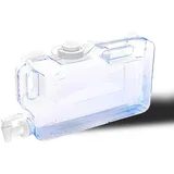 Wasserkanister 4L, Tragbare Wassertank mit Hahn und Schraubdeckel, Wasserbehälter Trinkwasser Behälter für Camping Zubehör, Wassertank für Wandern Camping Wohnwagen und Picknick