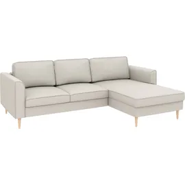 Home Affaire Eckcouch Cord 2-Sitzer Grau