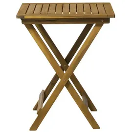 Möbilia Sitzgruppe Akazie natur 2 Stühle, 1 Tisch | zusammenklappbar |