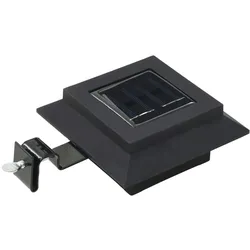 vidaXL Outdoor Solarleuchten 6 Stück LED Quadratisch 12 cm Schwarz