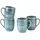 gipfelstück Kaffeetasse 0,325 l Blau/Grün 4 St.