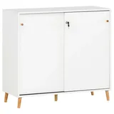 Schildmeyer Serie 500 Aktenschrank 100,1 x 41,0 x 92,6 cm weiß