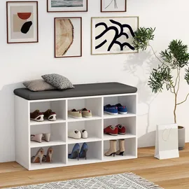 VCM Hinsol XS 80 x 50 x 30 cm offen / weiß