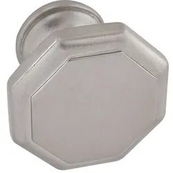 Sun-Chain Möbelknopf Litavis ø 33mm - Knauf für Schrank Tiefe 26mm - Griff für Möbel, Zinkdruckguss vernickelt matt