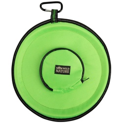 Dehner Tier-Beschäftigungsspielzeug Green Frisbee, Ø 25 cm, grün/schwarz, Polyester, Inkl. Reißverschluss-Fach, robust grün