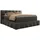 MKS Meble MKS Boxspringbett 180 x 200 mit bettkasten NIRA KING, Polsterbett 7 Zonen Multipocket-Matratze und Topper, Doppelbett - Dunkelgrau Velvet - H3 - Dunkelgrau