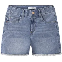 NAME IT Nkfrandi Dnmtaya HW Mom Shorts Blau 98