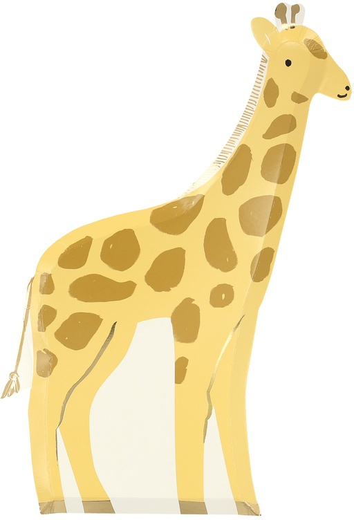 Pappteller Giraffe 8Er-Set