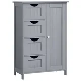 VASAGLE Badschrank grau 55,0 x 28,5 x 82,0 cm