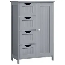 VASAGLE Badschrank grau 55,0 x 28,5 x 82,0 cm