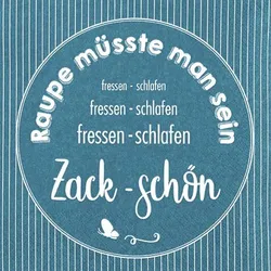 Serviette Zack-Schön 20tlg. Papier Grün