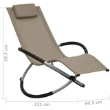 Sonnenliege Gartenliege Relaxliege Schaukelliege mit Kissen Schwingliege Liege