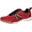 Unisex Hallenturnschuhe Rot Schwarz 41 EU