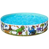 BESTWAY Fill 'n Fun Planschbecken Dinosaurier 183 x 38 cm
