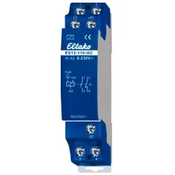 Eltako Stromstossschalter elektronisch ES12-110-UC 8..230V UC 1S+1OE