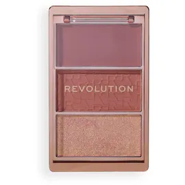 Revolution Beauty Revolution Blush Icon Palette Rouge Palette Farbton Aura Points Rose 9.8 g
