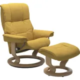 Stressless Stressless® Relaxsessel »Mayfair«, mit Classic Base, Größe S, M & L, Gestell Eiche, gelb