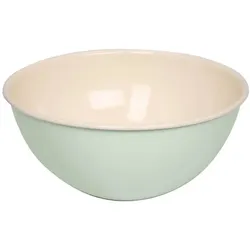 Riess Obst und Salatschüssel Ø22cm Emaille Classic Pastell Nilgrün