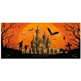 Europalms Halloween Banner, Geisterhaus, 400x180cm
