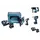 Makita DHR 242 Akku Bohrhammer + DTW 300 Akku Schlagschrauber inkl. 2 x 5,0 Ah + Ladegerät + Makpac