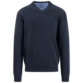 FYNCH-HATTON Pullover mit V-Ausschnitt Blau S